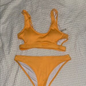 Cupshe Orange Bikini Set